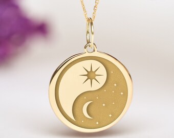 Tsavorite & 14k Gold Yin Yang Shangri-La Pendant Necklace