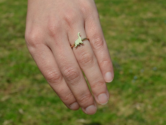 etsy dinosaur ring