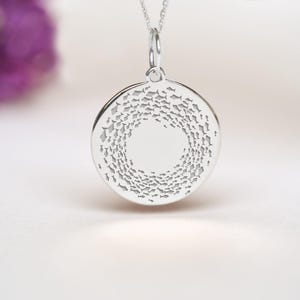 Sterling Silver Fishes Pendant • Personalized School of fish Necklace • Dainty SHOAL Charm