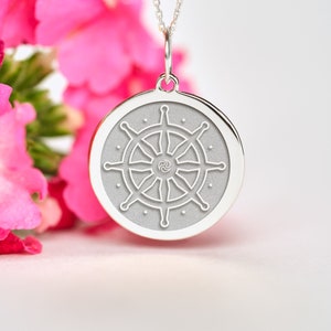 Mini Diamond Dharma Necklace