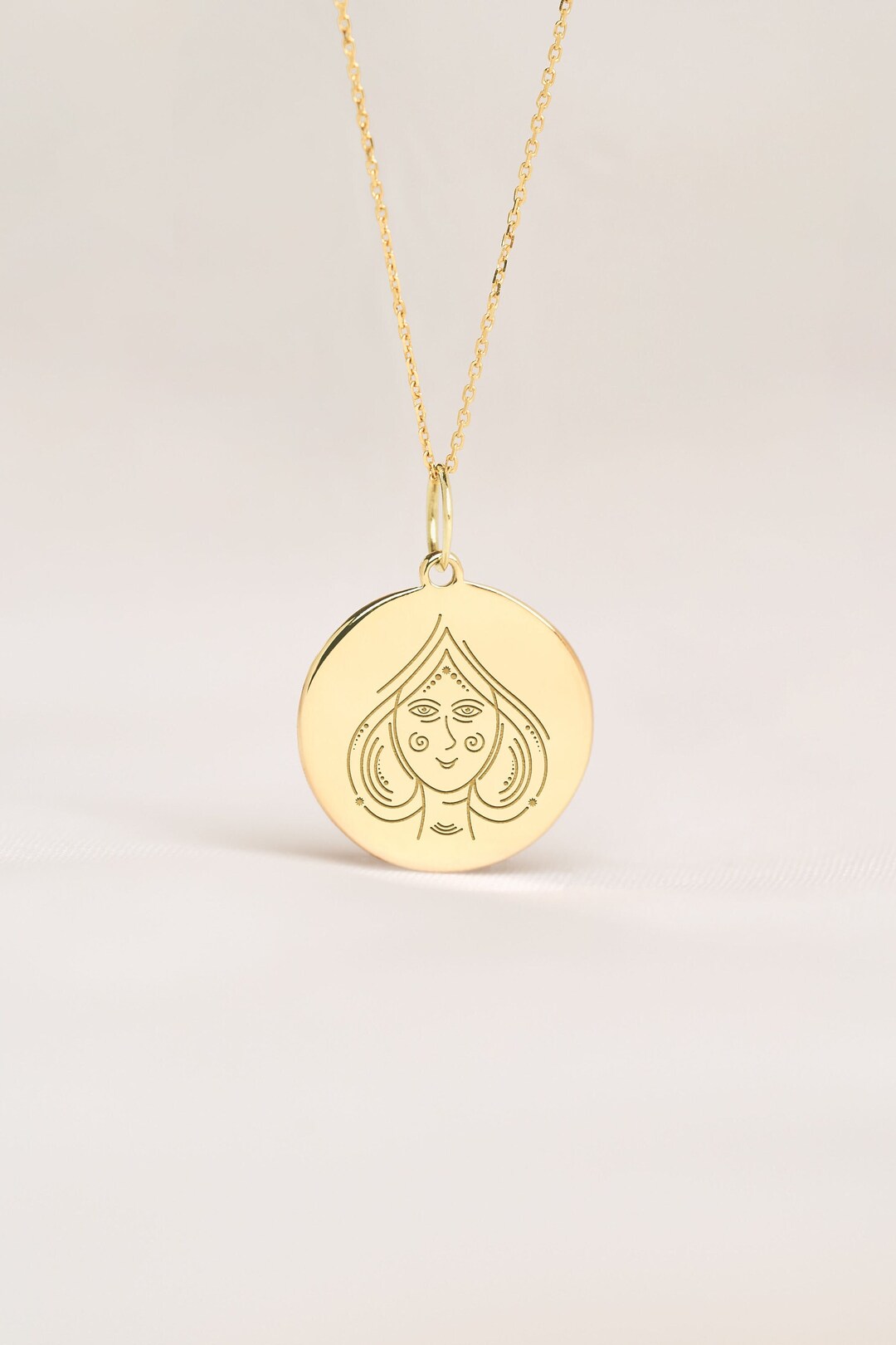 Virgo 18K Gold Plated Necklace main image 0