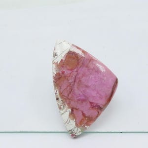 Cabochon de calcite cobalt de qualité supérieure, pierre ovale rose faite à la main, pierre précieuse en vrac pour la fabrication de bijoux uniques en son genre, 100 % naturel C-29