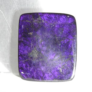 Purpurite cabochão liso formato retangular/35X28X5MM/embrulho de fio/tecelagem/usar como pingente/presente para ela/C-116