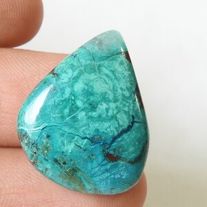 Shattuckite Smooth Fancy Shape Cabochon/24X20X6MM Ongeveer/Voor het maken van sieraden/Handgemaakte Edelsteen/Natuursteen/Groothandelaar/Leveringen/C-29