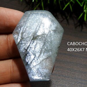 Aquamarine Sunstone Glatte, ausgefallene Form Cabochon / Handgefertigt / loser Edelstein für die Herstellung von Schmuck Pendent / One of Art / 100% natürlich C-01