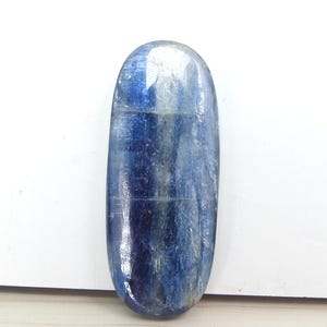 Blauer Kyanit glatte ovale Form Cabochon / 39X16X6MM ungefähr / handgemachter Edelstein / loser Stein / für die Herstellung von Schmuck / ein Art / 100% natürlich / C-09