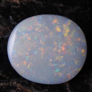 Australian Opal Doublet Smooth Multi Fire Fancy Shape Cabochon 14X12X3 MM MS