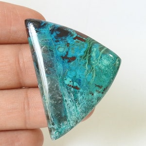 Shattuckite Smooth Fancy Shape Cabochon/44X31X8MM Ongeveer/Voor het maken van sieraden/Handgemaakte Edelsteen/Natuursteen/Groothandelaar/Leveringen/C-29