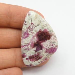 Cabochon de calcite cobalt de qualité supérieure, pierre ovale rose faite à la main, pierre précieuse en vrac pour la fabrication de bijoux uniques en son genre, 100 % naturel C-29