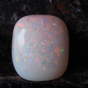Australian opal Rectangle Multi Fire Smooth Oval Shape Cabochon 12X11X4MM Approx For Making Jewelry Natural Stone Loose Gemstone MS