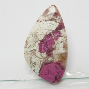 Cabochon de calcite cobalt de qualité supérieure, pierre ovale rose faite à la main, pierre précieuse en vrac pour la fabrication de bijoux uniques en son genre, 100 % naturel C-29