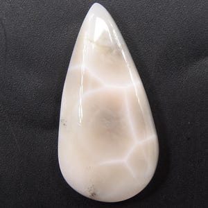 Natürliche rosa Thomsonite Larimar Cabochon, lose Edelstein, rosa Larimar Cabochon, Birne Edelstein, 30X15X5MM Ca. / C-9