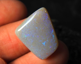 Australian Opal-Multi Fire Smooth-Fancy Shape-Cabochon 18X17X5MM Approx-For Making Jewelry Natural Stone Loose Gemstone MS