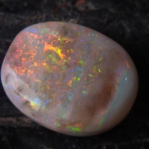 Australian Opal Multi Fire Smooth Oval Shape Cabochon 14X11X7MM  Approx For Making Jewelry Natural Stone Loose Gemstone MS