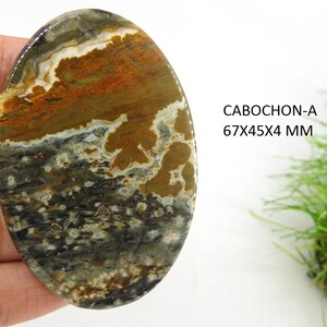 Ozean Jaspis Glatte Oval Form Cabochon/Handgefertigte Edelstein/Lose Stein/Für Schmuck/Anhänger/Unikat 100% natürlich C-110