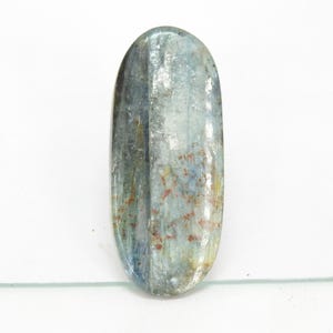 Kyanite Forma Oval Lisa Cabochão 40X17X4 MM Aprox Pedra Preciosa Feita à Mão Pedra Solta Para Fazer Jóias Únicas 100% Natural C-11