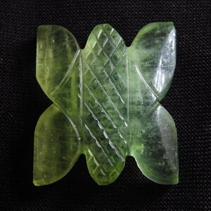 Cabochão esculpido em fluorita verde 29X24X6 MM aproximadamente formato extravagante pedra preciosa feita à mão para fazer joias pedra natural MSG-C-3