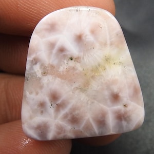Natürliche rosa Thomsonit Larimar Cabochon, lose Edelstein, rosa Larimar Cabochon, Phantasie Edelstein, 24X21X6 MM ca. / C-9