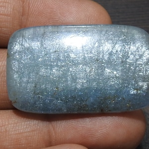 Aquamarin Sonnenstein Glatte Rechteck Form Cabochon C-01