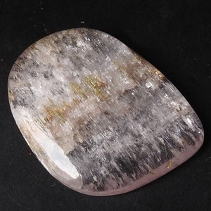 Cabochon de forme fantaisie lisse Kunzite/environ 40 x 32 x 6 mm/C-06