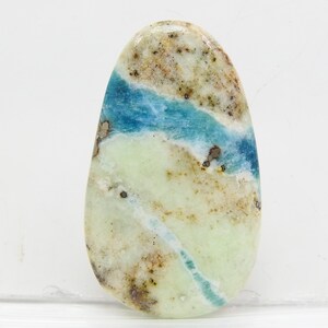 Linarit Cabochon / 41X25X7MM/Handgefertigt/Heilstein/Edelstein für Anhänger Schmuck/Einzelstück/100%Natur/C-65