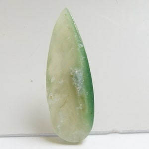 Linarietkwarts druzy cabochon/43 x 29 x 7 mm ca./handgemaakt/losse onbewerkte steen/voor het maken van sieraden/groothandel/benodigdheden 100% natuurlijk C-65