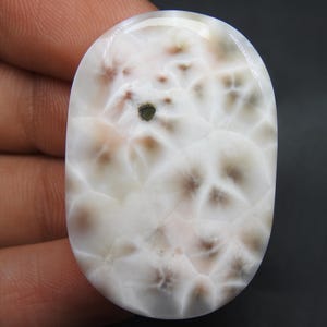 Natürliche rosa Thomsonite Larimar Cabochon, lose Edelstein, rosa Larimar Oval Edelstein, 49X26X6MM Ca. / C-9