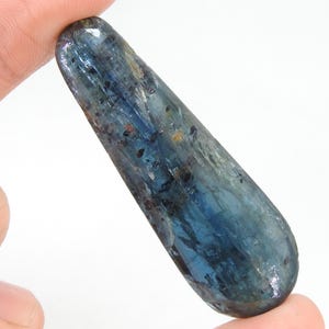 Kyanite Smooth Fancy Shape Cabochão 54X18X7 MM Aproximadamente Pedra Preciosa Feita à Mão Pedra Solta Para Fazer Joias Únicas 100% Natural C-11