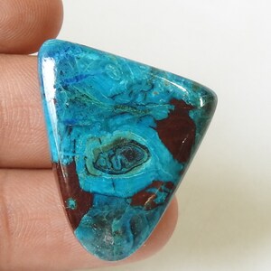 Shattuckite Smooth Fancy Shape Cabochon/31X23X9MM Ongeveer/Voor het maken van sieraden/Handgemaakte Edelsteen/Natuursteen/Groothandelaar/Leveringen/C-29