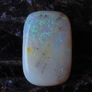 Australian Jelly Opal Multi Fire Smooth Rectangle Shape Cabochon 19X12X6MM Approx For Making Jewelry Natural Stone Loose Gemstone MS