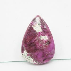 Cabochon de calcite de cobalt de qualité supérieure, poire rose, pierre faite main, pierre précieuse en vrac pour la fabrication de bijoux uniques en leur genre, 100% naturel C-29