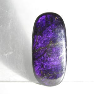 Purpurite Cabochão Suave em forma de lágrima oval/44X21X6MM/Envoltório de fio/Tecelagem/Use como pingente/Presente para ela/C-116