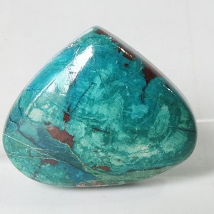 Shattuckite gladde peervorm cabochon/23X27X7MM ca./voor het maken van sieraden/handgemaakte edelsteen/natuursteen/groothandelaar/benodigdheden/C-29