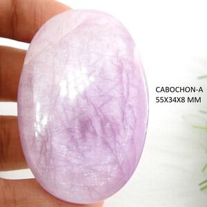 Kunzit Glatt Oval Form Cabochon/Feldspat/lose Stein/handgefertigte Edelsteine/für die Schmuckherstellung/Anhänger/Großhandel/Versorgungsmaterial/C-05