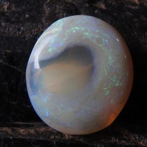 Cabochon ovale liscio multi fuoco in opale australiano/12X11X4MM circa/per la creazione di gioielli/pietra naturale/pietra preziosa sciolta/WM