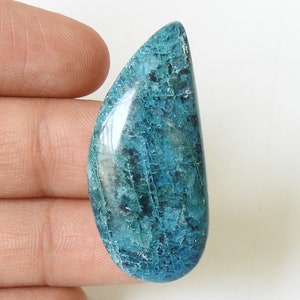 Shattuckite Smooth Fancy Shape Cabochon/41X18X7MM Ongeveer/Voor het maken van sieraden/Handgemaakte Edelsteen/Natuursteen/Groothandelaar/Leveringen/C-29