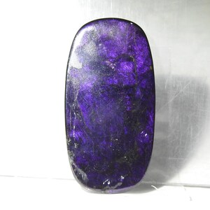 Purpurite Cabochão Suave em forma de lágrima oval/51X26X6MM/Envoltório de fio/Tecelagem/Use como pingente/Presente para ela/C-116