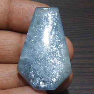 Aquamarin Sonnenstein Glatte Fancy Form Cabochon C-01