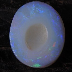 Cabochon ovale liscio multi fuoco in opale australiano/19X15X4MM circa/per la creazione di gioielli/pietra naturale/pietra preziosa sciolta/WM