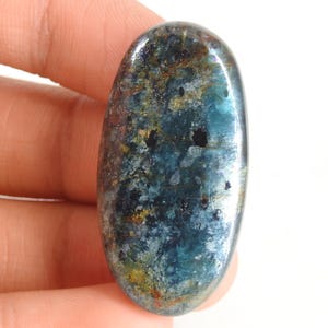 Kyanite glatte ovale Form Cabochon 42X21X6 MM ca. Handgemachte Edelstein-lose Stein für die Herstellung von Schmuck ein einer Art 100%natürlichen C-09