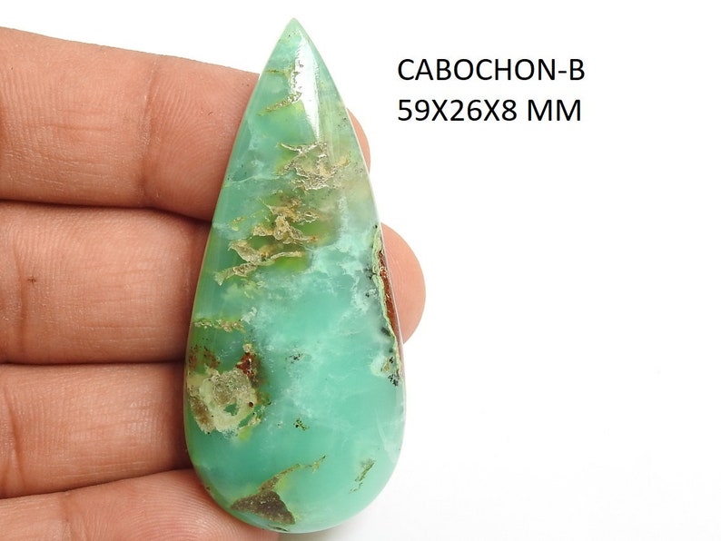Natural Chrysoprase Smooth Pear Shape Cabochon,Chrysoprase Pendent,Chrysoprase Jewelry Wholesale Price New Arrival CAB-3