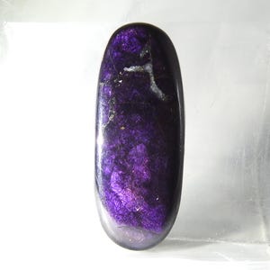 Purpurite cabochão liso formato oval em forma de lágrima/41X18X6MM/embrulho de fio/tecelagem/usar como pingente/presente para ela/C-116