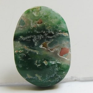 Linarietkwarts druzy cabochon/24 x 17 x 7 ca./handgemaakt/losse ruwe steen/sieraden maken/groothandel/benodigdheden/100% natuurlijk/C-65