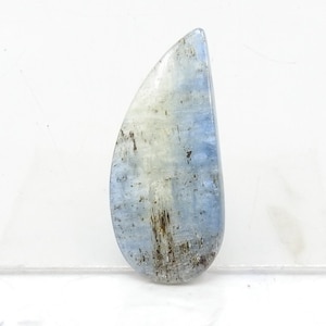 Blauer Kyanit Glatte Fancy Form Cabochon / 38X7X4MM Ungefähr / Handgemachter Edelstein / Lose Stein / Für die Herstellung von Schmuck / Einzigartig / 100% Natürlich / C-09