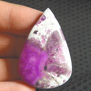 Cabochon de calcite de cobalt de qualité supérieure, poire rose, pierre faite main, pierre précieuse en vrac pour la fabrication de bijoux uniques en leur genre, 100% naturel C-29