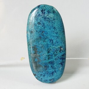 Shattuckite gladde ovale vorm cabochon/39X19X7 MM ca./voor het maken van sieraden/handgemaakte edelsteen/natuursteen/groothandelaar/benodigdheden/C-29