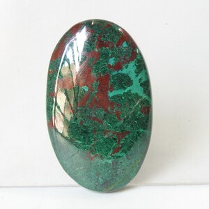 Cabochon di forma ovale liscia con malachite azzurrite/52X32X7MM/Pietra preziosa fatta a mano/Pietra sciolta/Per realizzare gioielli/Unico nel suo genere/100% naturale/C-27