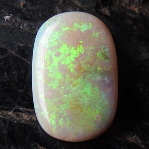 Cabochon ovale liscio multi fuoco in opale australiano/16X11X3MM circa/per la creazione di gioielli/pietra naturale/pietra preziosa sciolta/MS