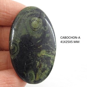 Cabochon de forme ovale lisse en jaspe Kambaba/Galaxie étoilée/Pierre faite main/Pierres précieuses en vrac/pour la fabrication de bijoux/pièce unique/100 % naturel/C-113