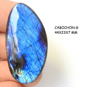 Cabochon multi-feu lisse de forme fantaisie labradorite/Spectrolite/Pierres précieuses en vrac/Pour faire des bijoux/Pendentif/Unique en son genre/C-101 100 % naturel